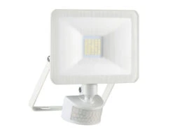 ELRO 10 Watt LED Flutlichtstrahler Mit Bewegungsmelder Weiß, IP54