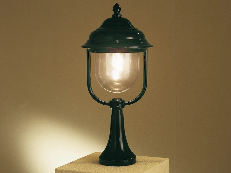 Konstsmide 2er-Set Grüne Sockelleuchten PARMA Aus Aluminium, E27, IP43, H.: 54 Cm – Bild 5