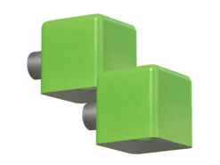 Konstsmide 2er-Set LED Außenwandleuchten AMALFI, Grün, 3 Watt-LED, 200 Lumen, Inkl. Trafo