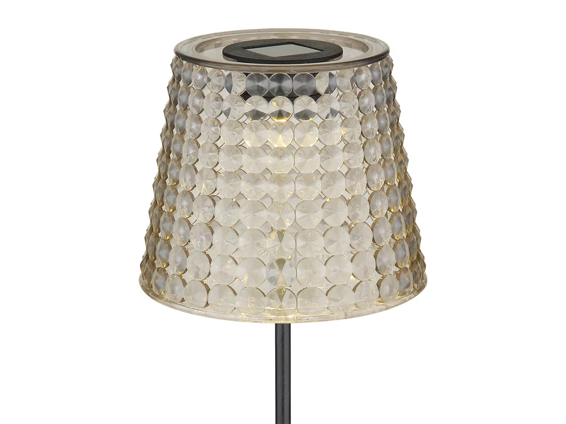 Globo 2er Set LED Solar Erdspießleuchten Rauchfarbig, Höhe 60cm – Bild 4