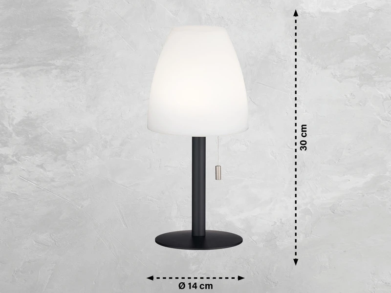 FHL Easy 2er SET Outdoor Akku RGB Tischlampen FIUMARA, Höhe 30cm – Bild 3