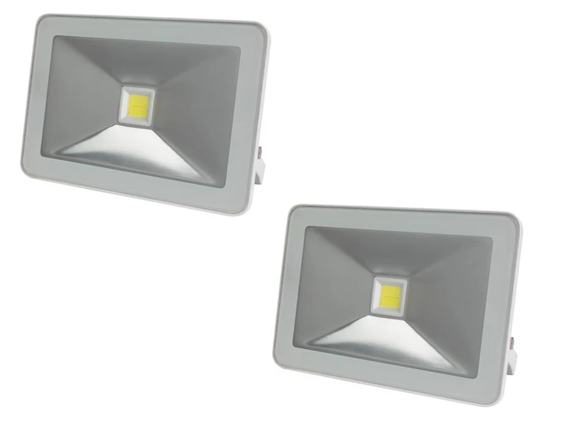 MeineWunschleuchte 30 Watt LED Strahler 2er SET, 4000 Kelvin Neutralweiß, IP65, 15x21cm – Bild 2