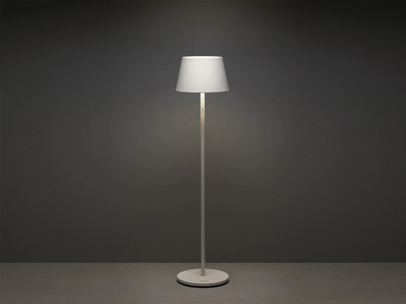 Konstsmide 4in1 Akku Outdoor Stehleuchte POMEZIA Mit RGB Farbwechsel, Weiß – Bild 3