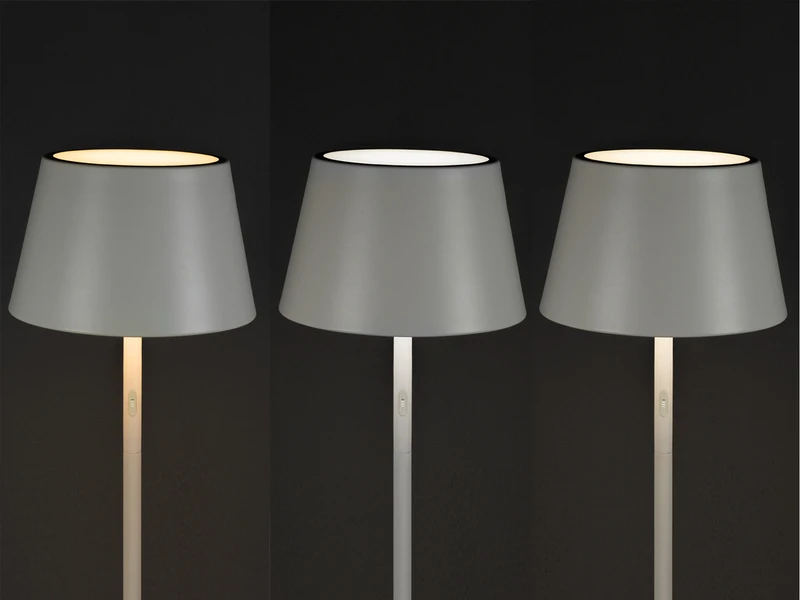 Konstsmide 4in1 Akku Outdoor Stehleuchte POMEZIA Mit RGB Farbwechsel, Weiß – Bild 6