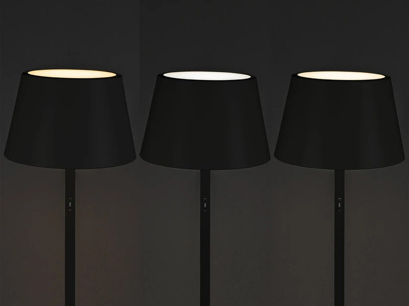 Konstsmide 4in1 Akku Outdoor Stehleuchte POMEZIA Mit RGB Farbwechsel, Schwarz â Bild 6