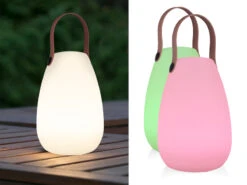 Smartwares Akku LED Tischleuchte Für Außen & Innen Mit Farbwechsel, H: 21cm