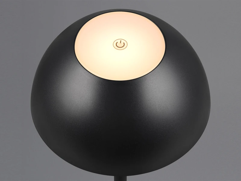 MeineWunschleuchte Akku LED Tischleuchten 2er SET Für Innen & Außen, Schwarz Höhe 30cm – Bild 6