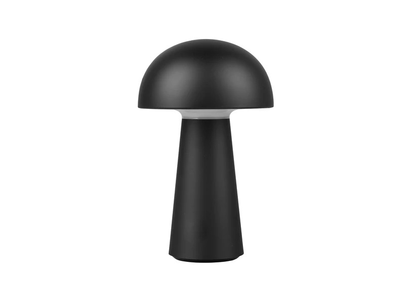 Reality Leuchten Akku Tischleuchte LENNON Ohne Kabel Per USB Ladbar & Dimmbar, Schwarz, H. 21cm – Bild 8