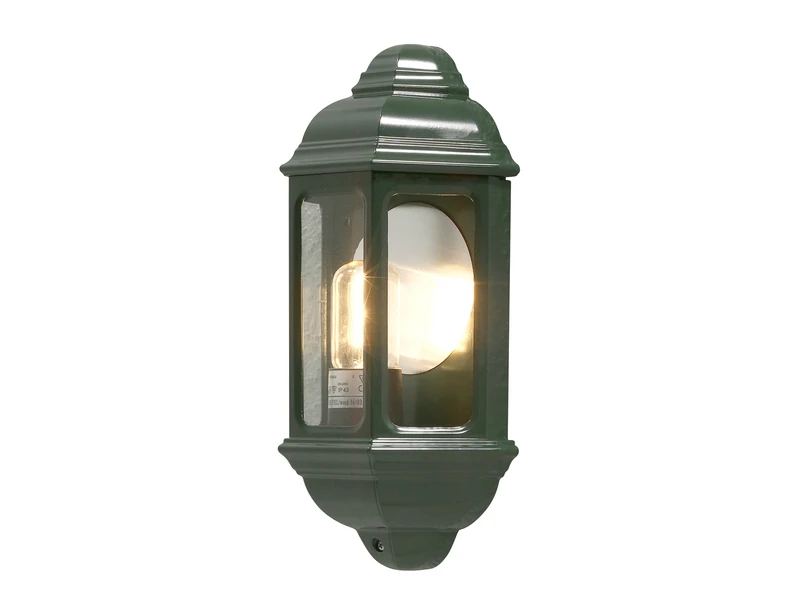 Konstsmide Außen Wandlaterne CAGLIARI, Halbschale Im Landhausstil, Grün, Höhe 36cm – Bild 2