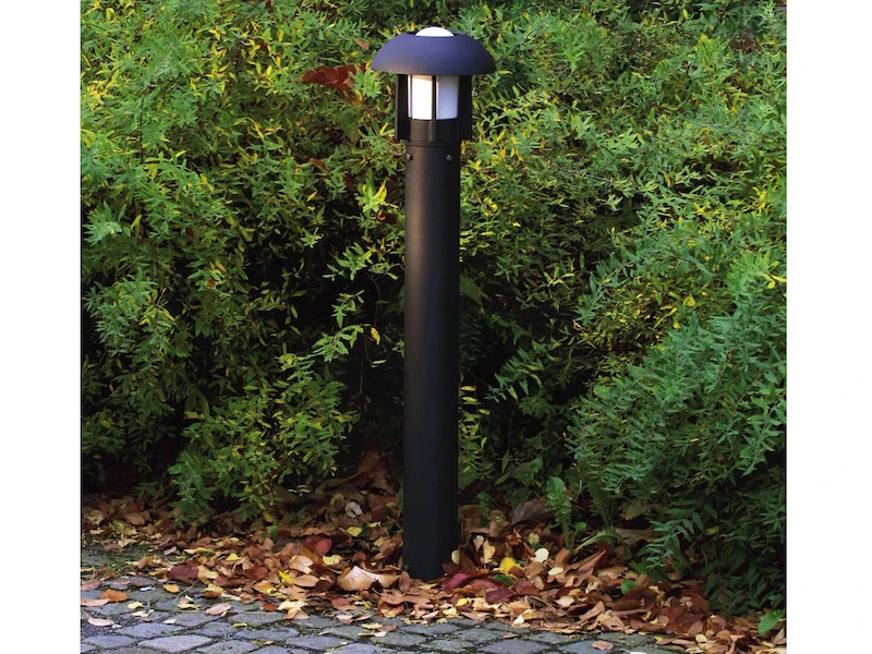 Konstsmide Wegeleuchte / Pollerleuchte HEIMDAL, Höhe 102 Cm, Alu Schwarz / Glas Opal, E27 – Bild 3