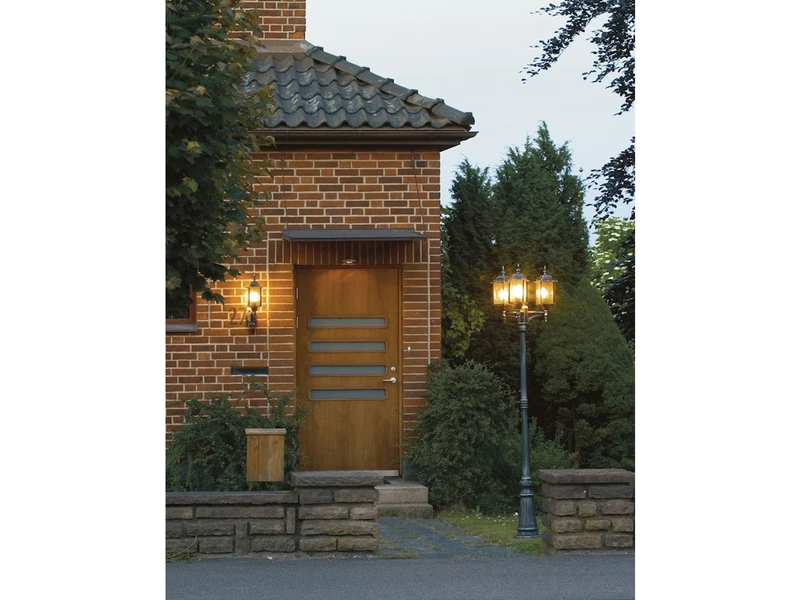 Konstsmide Straßenlaterne MILANO Kandelaber Im Landhausstil, Schwarz, 3 Flammig, Höhe 230cm – Bild 4