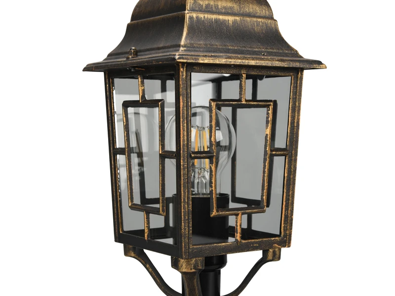 Trio Leuchten Antike Sockelleuchte VOLTURNO Aus Aluminium Rostoptik, Höhe 47cm â Bild 5