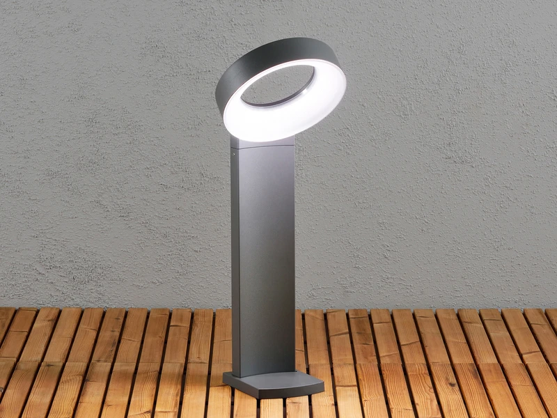 Konstsmide AuffÀllige Wegeleuchte ASTI, Anthrazit, 18 Watt HP-LEDs, 1400 Lumen, 5000K