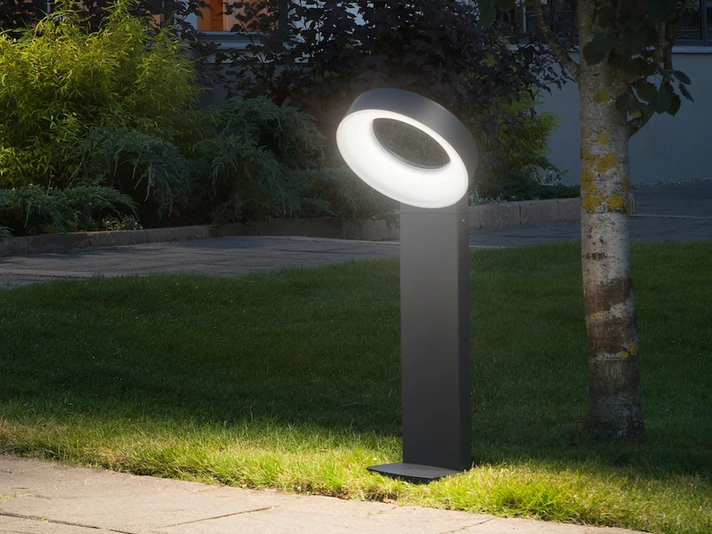 Konstsmide AuffĂ€llige Wegeleuchte ASTI, Anthrazit, 18 Watt HP-LEDs, 1400 Lumen, 5000K â Bild 6