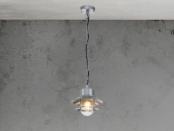 Elstead Lighting Außen Hängeleuchte COPENHAGEN Aus Edelstahl, Silber Ø 22cm