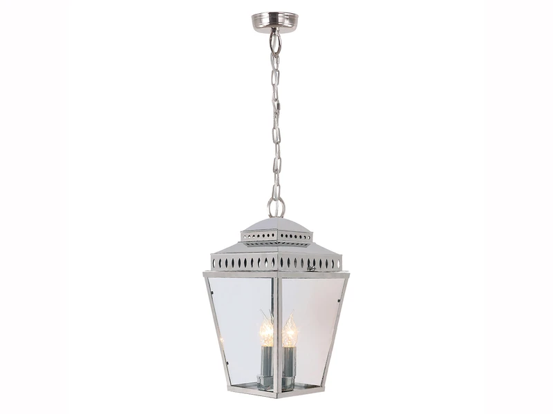 Elstead Lighting Außenhängeleuchte MANSION HOUSE Im Landhausstil, Silber Ø22cm – Bild 2