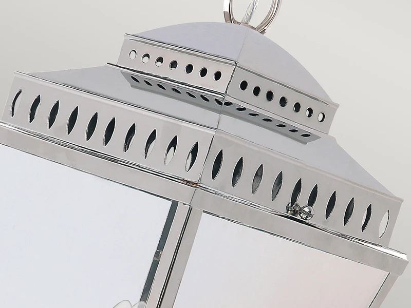 Elstead Lighting Außenhängeleuchte MANSION HOUSE Im Landhausstil, Silber Ø22cm – Bild 6