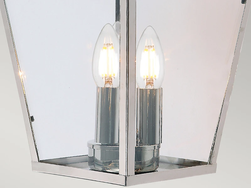 Elstead Lighting Außenhängeleuchte MANSION HOUSE Im Landhausstil, Silber Ø22cm – Bild 7