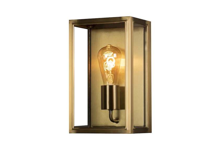 Konstsmide Außenwandlaterne CARPI Aus Messing Mit Klarglas, Höhe 30cm – Bild 2