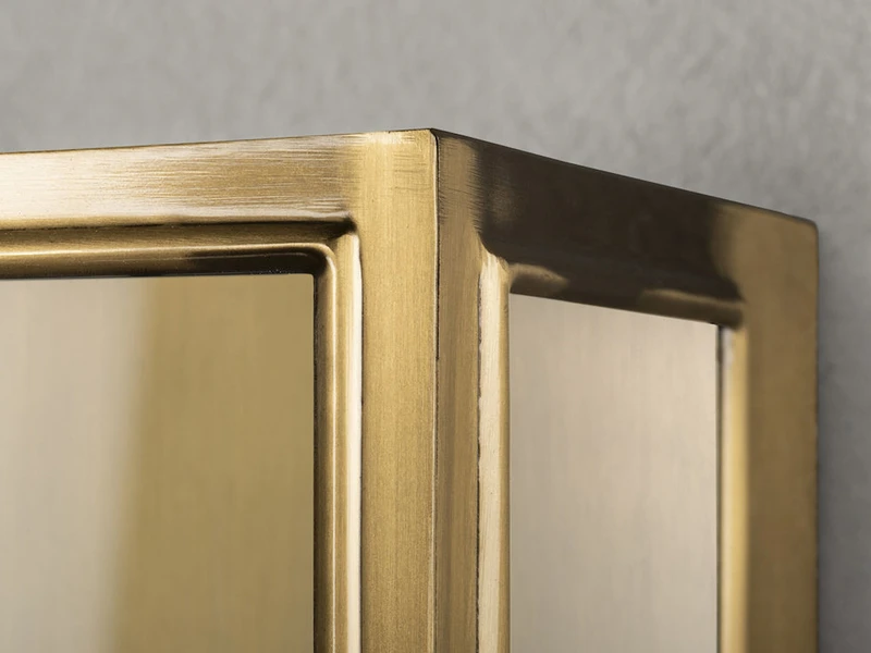 Konstsmide Außenwandlaterne CARPI Aus Messing Mit Klarglas, Höhe 30cm – Bild 7