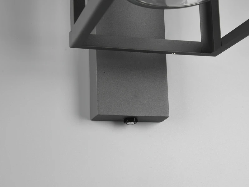 Trio Leuchten Außenwandleuchte LUNGA In Laternenoptik, Höhe 33cm, Anthrazit – Bild 6