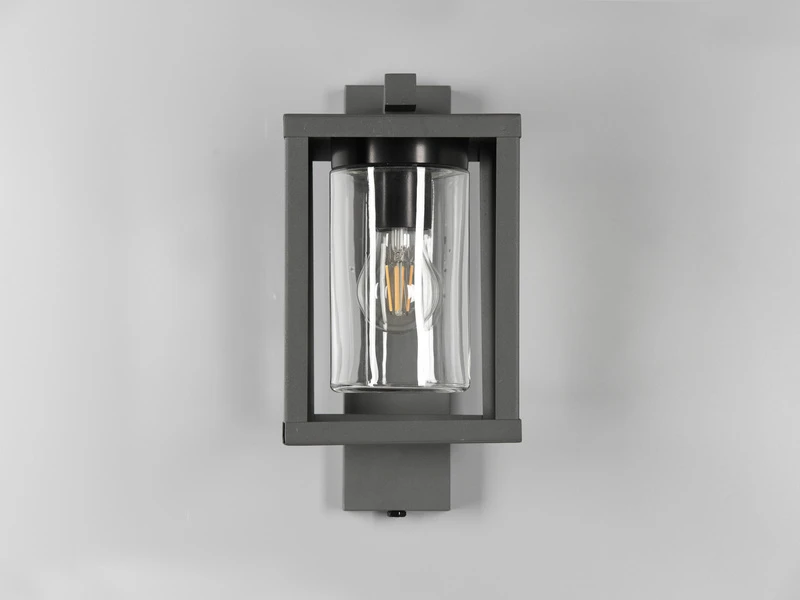 Trio Leuchten Außenwandleuchte LUNGA In Laternenoptik, Höhe 33cm, Anthrazit – Bild 7