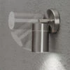 Konstsmide Außenwandleuchte MODENA Downlight Schwenkbar, Höhe 15cm, Edelstahl