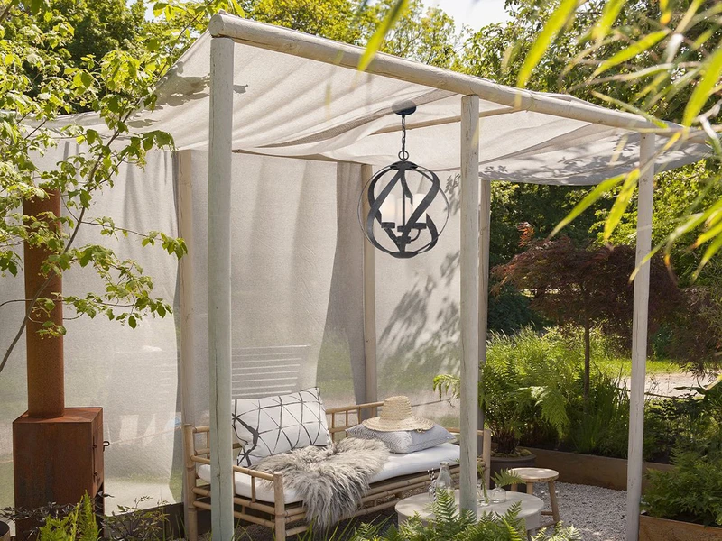 MeineWunschleuchte Außergewöhnliche LED Pendelleuchte Für Innen & Außen, 3-flammig Ø40,7cm – Bild 6