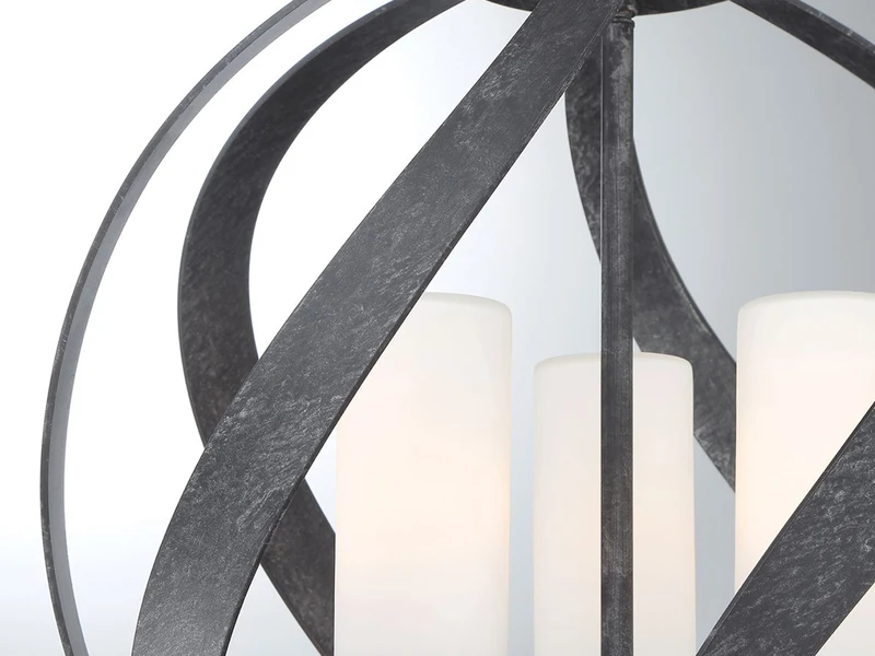 MeineWunschleuchte Außergewöhnliche LED Pendelleuchte Für Innen & Außen, 3-flammig Ø40,7cm – Bild 10