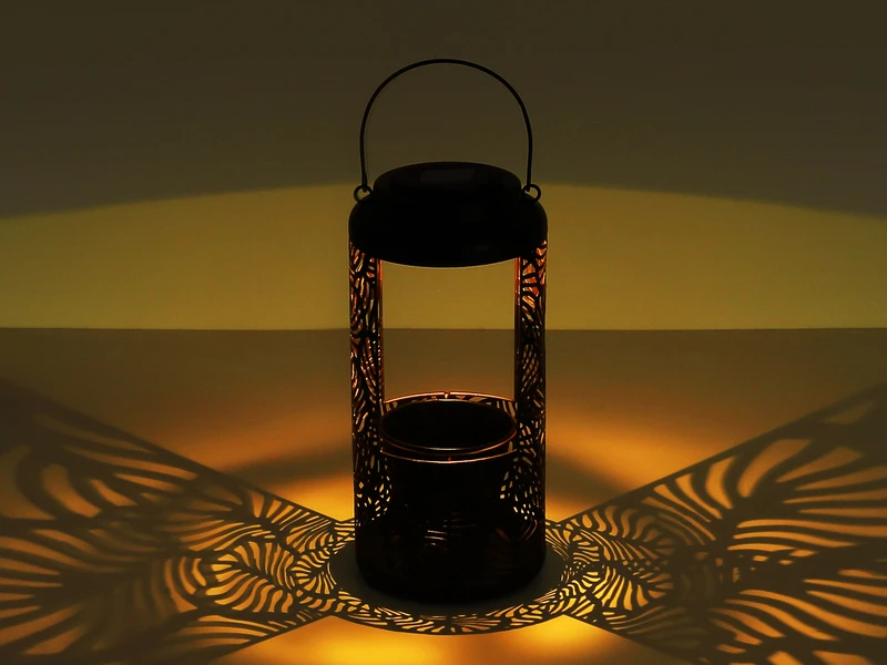 MeineWunschleuchte Außergewöhnliche Solarlaternen Hängend Oder Stehend Mit Blumentopf, Höhe 41cm – Bild 4