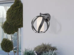 QUINTIESSE Außergewöhnliche Wandleuchte BLACKSMITH Für Innen & Außen, Höhe 28cm