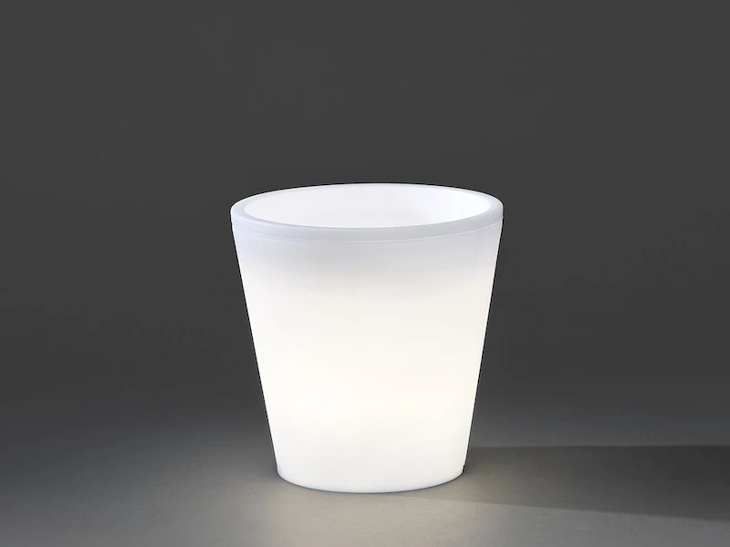Konstsmide Beleuchteter Pflanzkübel Outdoor LED Blumentopf Ø 28cm Terrassenbeleuchtung – Bild 3