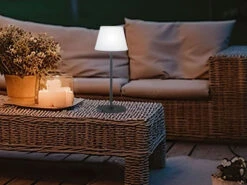 FHL Easy Dimmbare Outdoor Akku Tischlampe FLUS Ohne Stromkabel - Höhe 38cm