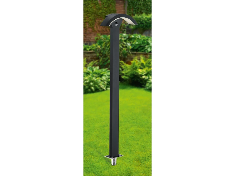 Trio Leuchten Erdspieß Aus Metall In Nickel Matt Für Garten Außenleuchten / Pollerleuchten – Bild 4