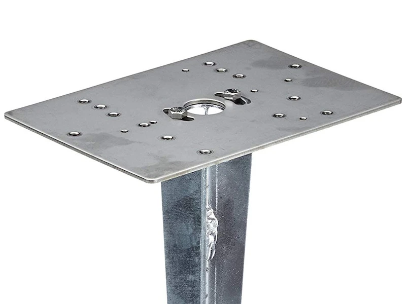 Trio Leuchten Erdspieß Aus Metall In Nickel Matt Für Garten Außenleuchten / Pollerleuchten – Bild 6