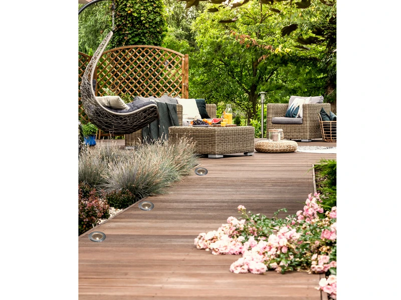 Konstsmide Erweiterungs 3er SET Mini Bodeneinbauspots Edelstahl/Glas Ø7cm IP44, G4 – Bild 8