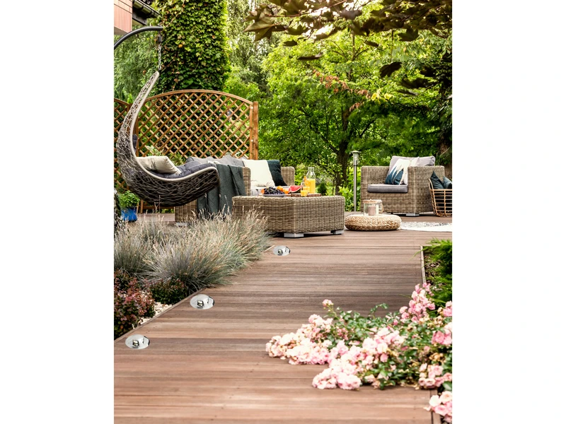 Konstsmide Erweiterungs 3er SET Mini Bodeneinbauspots Verchromt Mit Kappe Ø3,5cm IP44, G4 – Bild 8