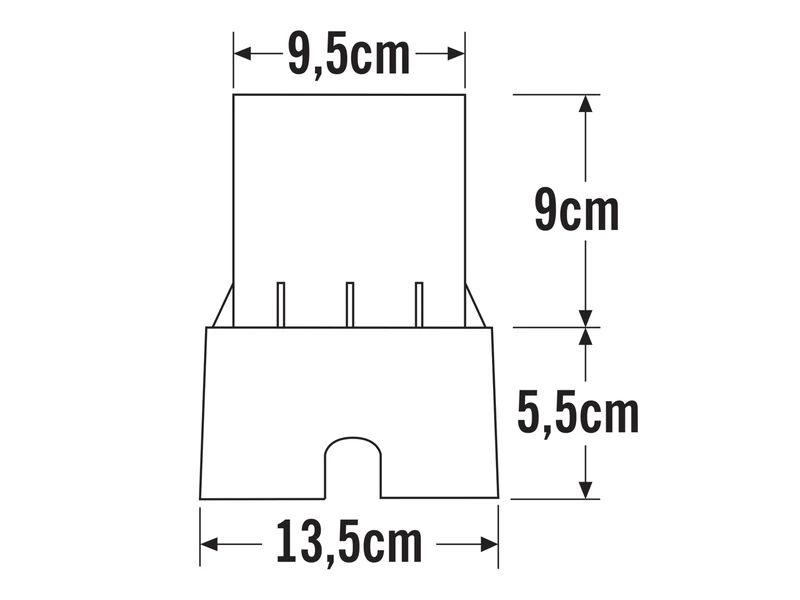 Konstsmide Flacher LED Bodeneinbaustrahler Klares Glas Mit Schwarzem Rand Ø9,2cm, IP65 – Bild 6