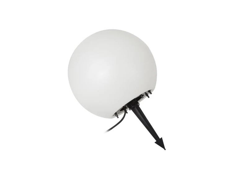 MeineWunschleuchte Garten Kugelleuchte Mit Erdspieß, 3m Kabel IP65 & Smarter LED, Ø38cm – Bild 2