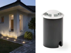 Konstsmide High Power LED Bodeneinbaustrahler, Ø 8,8 Cm, 240Lm, IP65, Belastbar Bis 1500kg