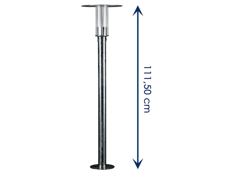 Konstsmide High Power LED Wegeleuchte MODE, Vandalismus Geschützt, 3000K, Galv. Stahl – Bild 3