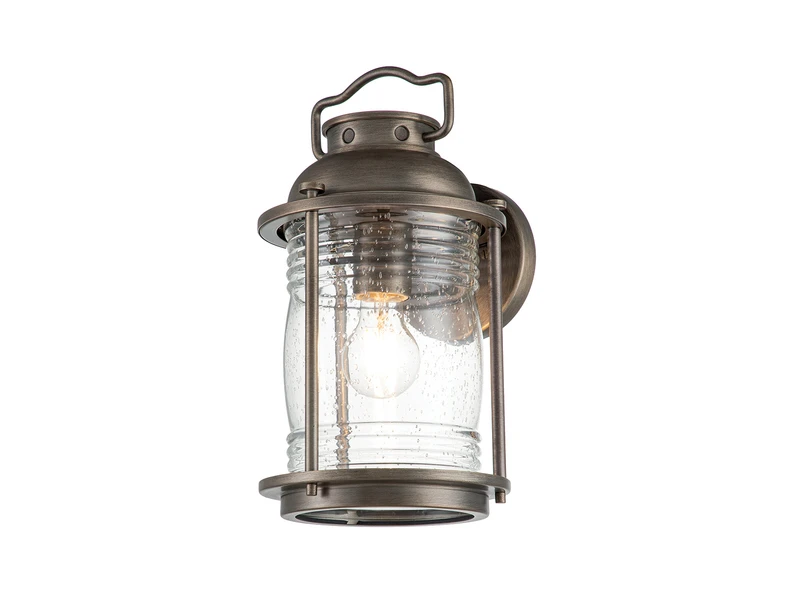 KICHLER Industrial Wandlaterne ASHLAND BAY Für Innen & Außen, Bronze Höhe 35cm – Bild 4