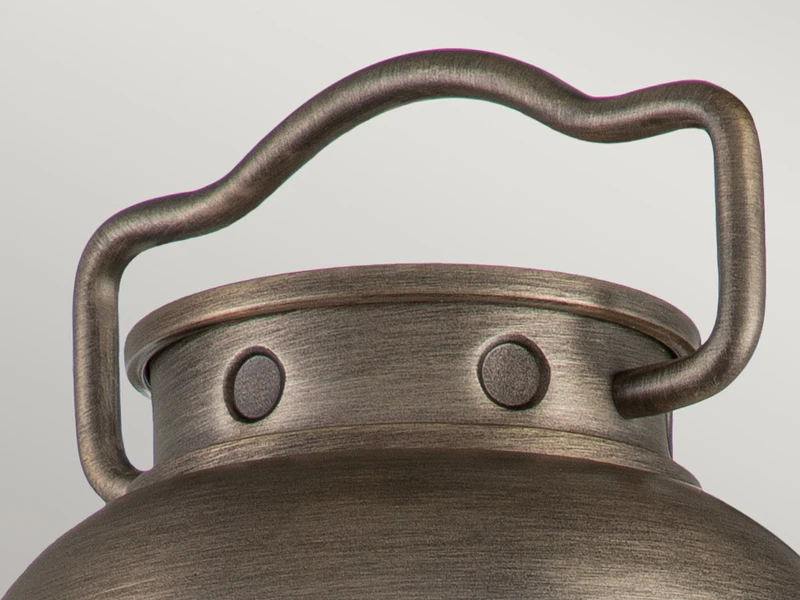 KICHLER Industrial Wandlaterne ASHLAND BAY Für Innen & Außen, Bronze Höhe 35cm – Bild 7