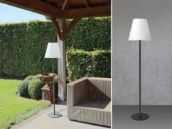 MeineWunschleuchte LED Aussenstehleuchte Mit 3m Kabel Für Garten & Terrasse, IP65 - 150cm Hoch