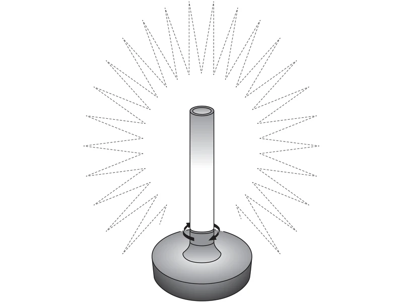 Konstsmide LED Außentischleuchte Und Blumenvase BIARRITZ Mit Akkubetrieb, Weiß Höhe 20cm – Bild 9