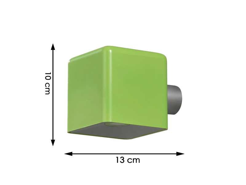Konstsmide LED Außenwandleuchte AMALFI, Grün, 3 Watt-LED, 200 Lumen, Inkl. Trafo – Bild 3