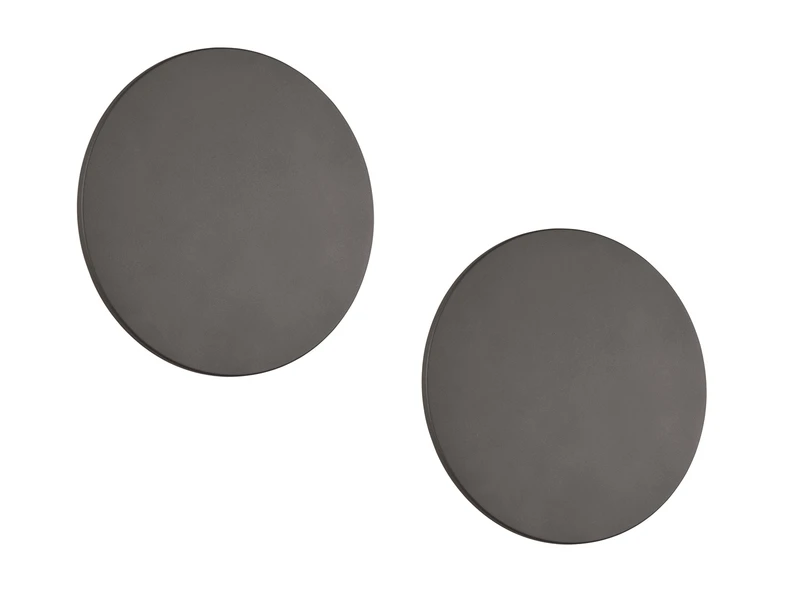 MeineWunschleuchte LED Außenwandleuchte Anthrazit 2er Set Indirekte Beleuchtung Ø 25cm – Bild 2
