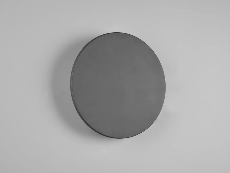 MeineWunschleuchte LED Außenwandleuchte Anthrazit 2er Set Indirekte Beleuchtung Ø 25cm – Bild 7