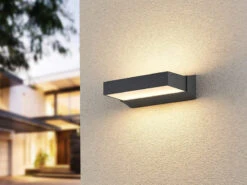 Trio Leuchten LED Außenwandleuchte CUANDO In Anthrazit Up & Down Light IP65 - Hausbeleuchtung