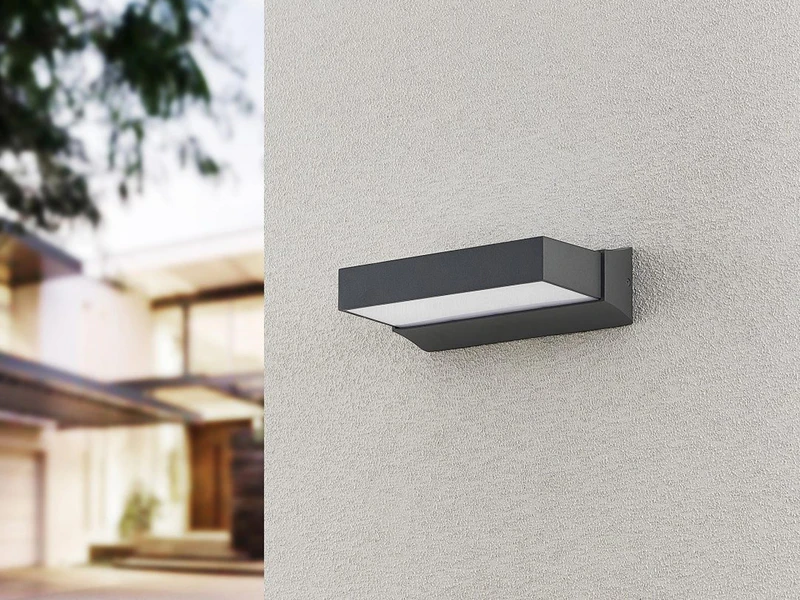 Trio Leuchten LED AuĂenwandleuchte CUANDO In Anthrazit Up & Down Light IP65 - Hausbeleuchtung â Bild 5